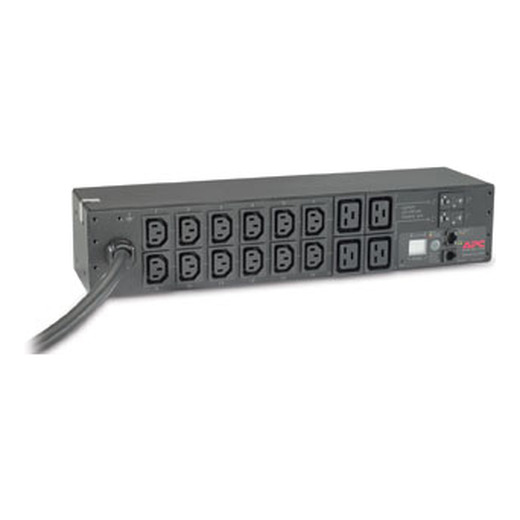 731304331520 APC NetShelter Metered Rack PDU, 2U, 1PH, 7.4kW 230V 32A, x12 C13 and x4 C19 outlets, IEC 309 cord
