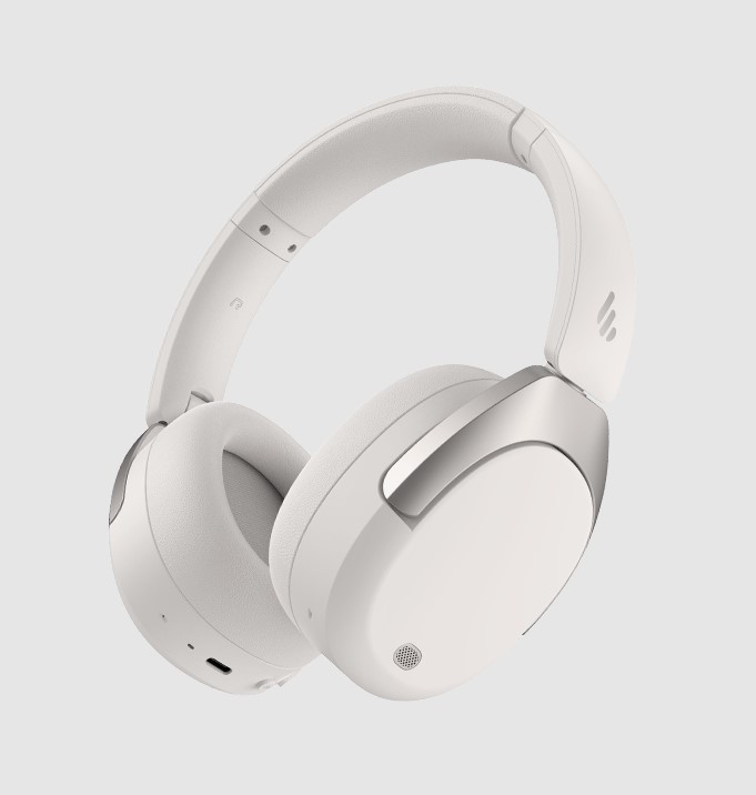 6923520247684 Edifier W830NB SAND WHITE Wireless Over-ear Headphones with Active Noise Cancelation
