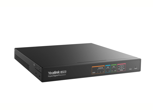 6938818319677 Yealink AP08 Dante Digital Signal Processor (Rack Mount), that aims to enhance your meeting experience with its exceptional automation capabilities