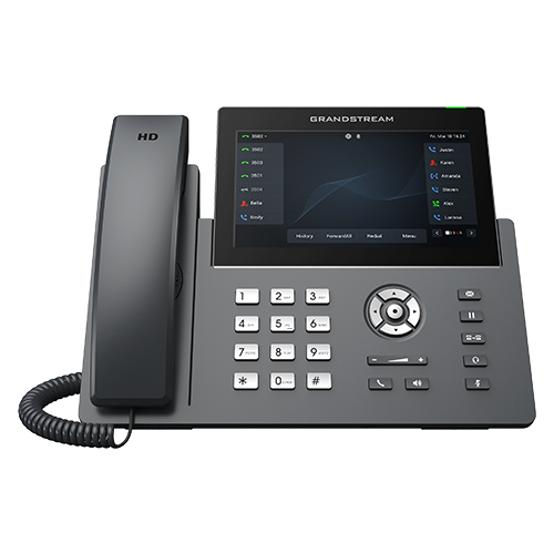 6947273703723 Grandstream GRP2670 12 Line IP Phone, 6 SIP Accounts,7" Touch Screen, BLF Keys, HD Audio