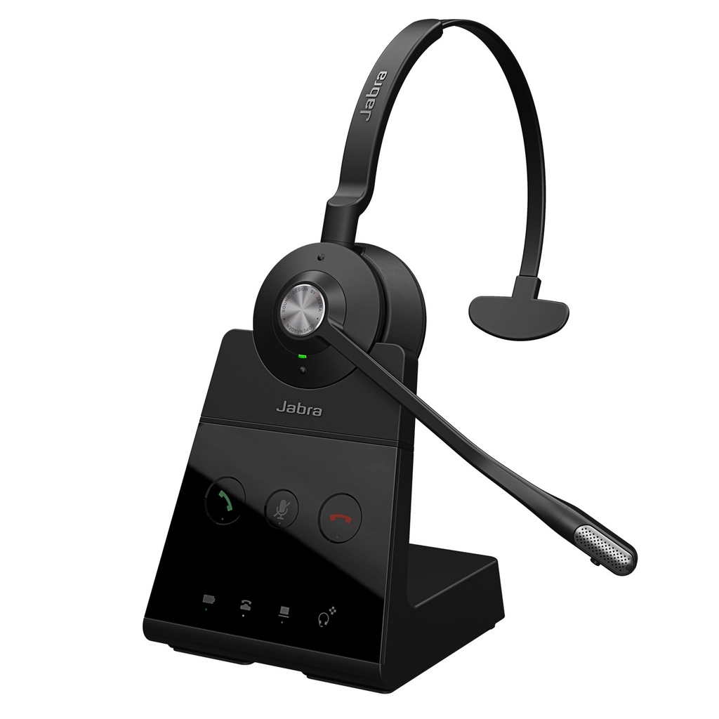5706991030792 Jabra Engage 65 SE Mono professional wireless headsets Up to 150 meters DECT wireless range, Talk-time Up to 13 hours, Busylight Advanced noise-cancel
