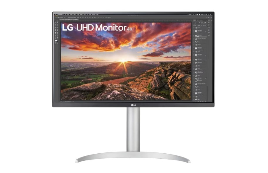 8806096298565 LG 27" IPS 5ms 4K UHD HDR400 FreeSync, Borderless Monitor w/ArcLine HAS - HDMI,DP, USB Type-C, Speaker, VESA 100, Height Adjust, Business Monitor