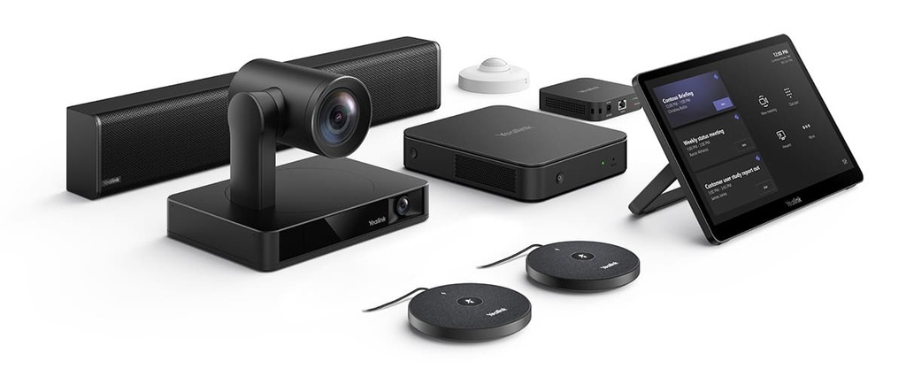 6938818320819 Yealink MVC860 Windows based MTR, MCore Pro, MTouch-Plus, Roomsensor, 1xUVC86 1x Mspeaker-II, 2x VCM35 Wired MICs and 1x RCH40 POE Switch