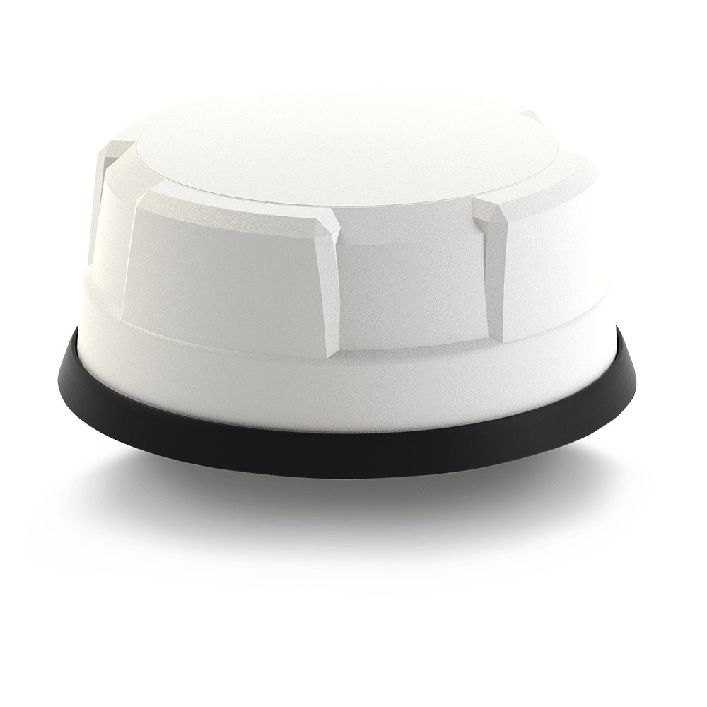 NHP-LG-IN2445-W-LC PANORAMA 7 -in-1 5G DOME Antenna White, 4×4 MiMo 4G/5G, up to 6×6 MiMo WiFi, optional GPS/GNSS Vehicle Ant,SMA (m) 617-960/1710-6000MHz, IK10,  IP69K