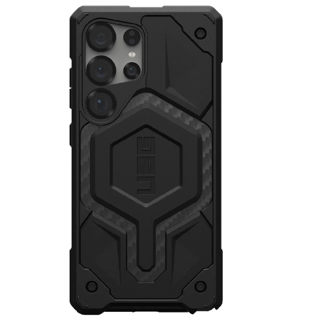 840283918339 UAG Monarch Pro Samsung Galaxy S25 Ultra 5G (6.9") Rugged Case - Carbon Fiber (214461114242), 20ft. Drop Protection (6M), 10 Years Warranty