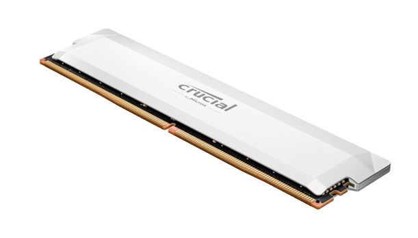 649528944948 Crucial Pro 16GB (1x16GB) DDR5 UDIMM 6400MHz CL38 White Heat Spreader Support Intel XMP AMD Ryzen for Desktop PC Gaming Memory