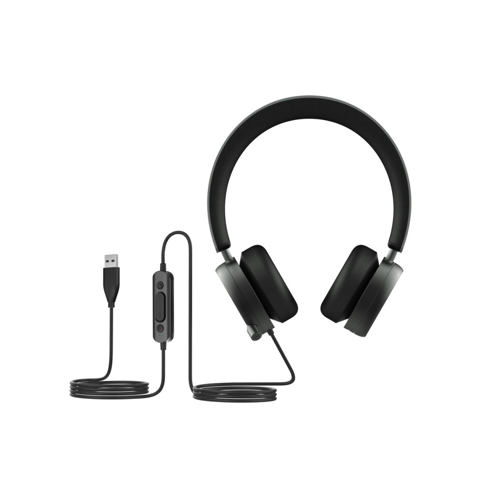 IPF-DH50-U Fanvil LINKVIL DH50-U USB Headset, USB-A/C Connection Supported, Leatherette Ear Pads with Cusions, Volume Knob