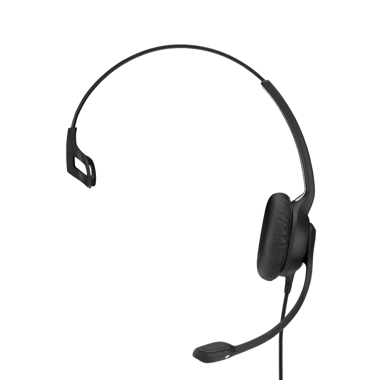 5714708003151 EPOS | Sennheiser SC230 Wide Band Monaural headset with Noise Cancelling mic - high impedance for standard phones, Easy D  -  Requires Easy Disconnect