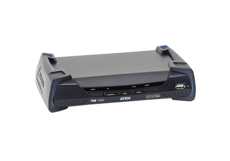 KE8952R-AX Aten 4K HDMI Single Display KVM over IP Receiver with Power over Ethernet, power adapter not included