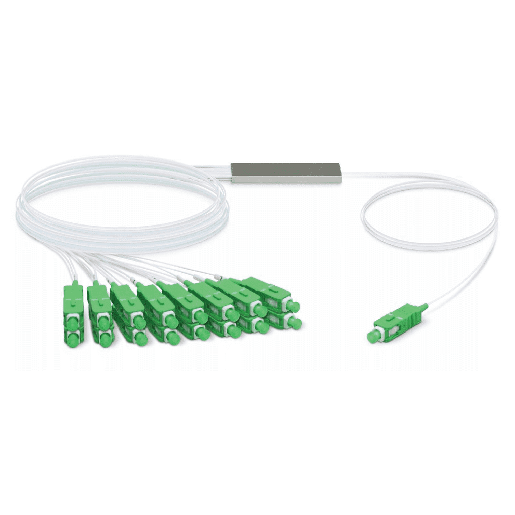 817882026826 Ubiquiti UFiber Gigabit Passive Optical Network Splitter 1:16, For Use With UFiber OLT Solutions, Terminated With SC/APC Connector,  2Yr Warr
