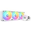 RL-KR36E-W1 NZXT Kraken Elite 360 RGB AIO CPU Cooler, White