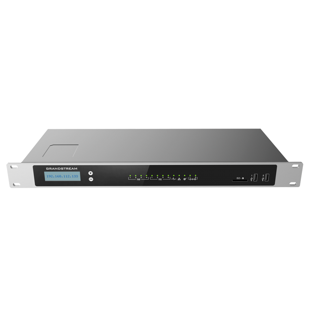 6947273703204 Grandstream UCM6304 IP PBX Supporting 4x FXO, 4x FXS Ports, 1000 Users, Supports Full-Band Opus Voice Codec, H.264/H.263/ H.263+/H.265/VP8 Video Code