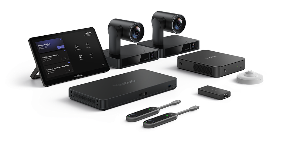 6938818316324 Yealink MVC S90 Microsoft Teams Rooms Kit, 2x UVC86 4K Dual Camera, AvHub, MVC-BYOD-Extender, RoomSensor, 2x WPP30, MCoreKit C5, No Audio