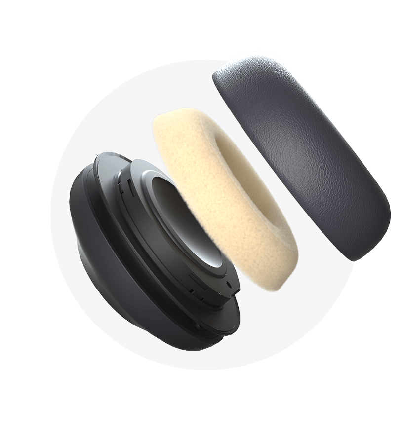 IPY-YHA-LEC-UH37-1 Yealink YHA LEC UH37 1 Replacement Ear Cushion for the UH37 Headset - 1 pair