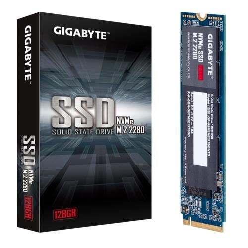 GP-GSM2NE3128GNTD Gigabyte, SSD, M.2(2280), NVMe, PCIE 3x4, 128GB, Read:1550MB/s(100k IOPs),Write:550MB/s(130k IOPs), 2.2W, 5 Years Limited Warranty
