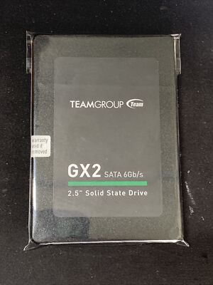 T253X2001T0C101 TEAMGROUP GX2 1TB 3D NAND TLC 2.5 Inch SATA III Internal SSD ( Read/Write: up to 530/480 MB/s), 3 Years Warranty