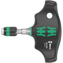 WT05023461001 WERA 416 RA T-handle bitholding screwdriver with ratchet function and Rapidaptor quick-release chuck