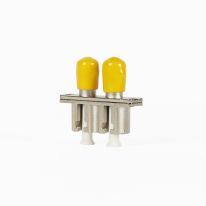 015.002.0058 LC - ST OM3 / OM4 Multimode Through Coupler / Adaptor DUPLEX