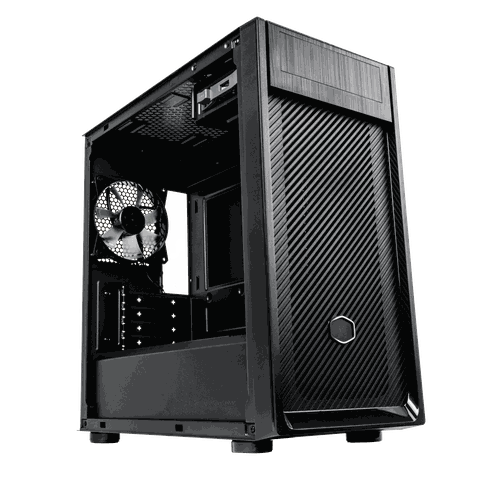 Cooler Master E300-KN5N50-S00 Elite 300 Steel Panel mATX Case Black with 500W Power Supply