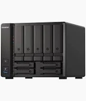 9-bay NAS, AMD Ryzen V1500B 4C 8T 2.2GHz, 32GB DDR4 SODIMM (max. 64GB total, optional ECC RAM support