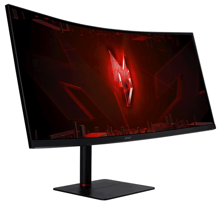 Acer NITRO FSYNC,HDR400 34" XV345CURV(UM.CX5SA.V01-RY0) 21:9, CURVE, VA(1000R), 3440x1440, 1ms, 165Hz, HDMI(2.0), DP(1.4)x2, USB-C(65W), Tilt, Swiv,HAS, SPK(2X3W), VESA100x100, 3YR