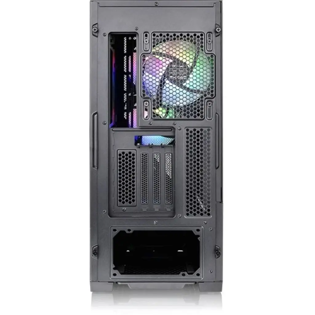 Thermaltake CA-1S4-00M1WN-00 Divider 370 Tempered Glass ARGB Mid Tower ATX Case Black Edition