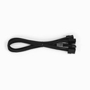 GamerChief 12VHPWR 450W 3x8-Pin 45cm Sleeved Extension Cable (Black)