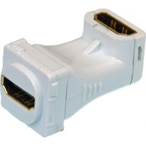 [005.008.0005] 005.008.0005 HDMI® to HDMI Right Angle Coupler Insert White