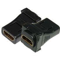 [005.008.0008] 005.008.0008 HDMI® to HDMI Coupler Insert Black