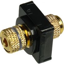 [005.008.0054] 005.008.0054 Banana Plug Insert BLACK (Black Bezel)