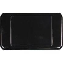 [016.002.0016] 016.002.0016 Blank Australian Style Wall Plate Black