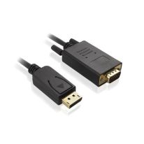 [022.002.0395] 022.002.0395 5m DisplayPort Male to VGA Male Cable: Black