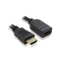 022.008.0012 2m Premium High Speed HDMI® Extension cable M-F | Supports 4K@60Hz as specified in HDMI 2.0