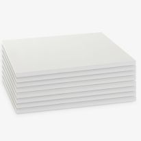 [ZSH-200-030] ZSH-200-030 2.00m x 0.30m Shelves White Set of 8 (4 bays)
