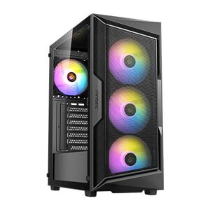[AX61 Elite] AX61 Elite Antec  Black Tempered Glass Mid Tower ATX Case