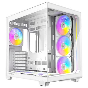 [C5 ARGB White] C5 ARGB White Antec  C5 ARGB Tempered Glass ATX Case White