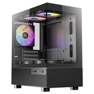 [CX200M RGB Elite] Antec CX200M RGB Elite mATX Case Black