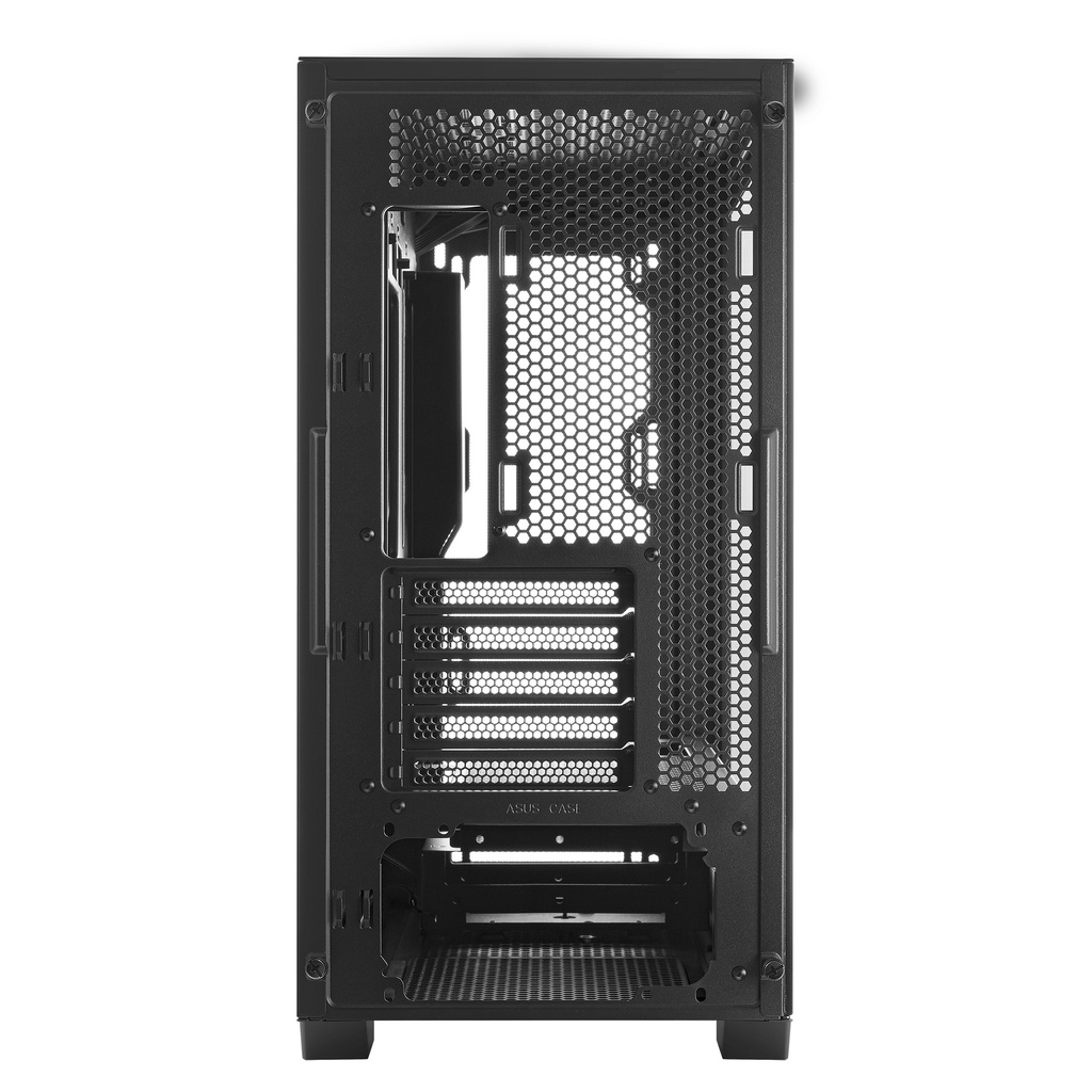 [A21 ASUS CASE/BLK] A21 ASUS CASE/BLK ASUS A21 Black Micro ATX Case, Tempered Glass Side Window, No PSU
