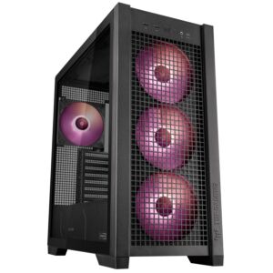 [GT302 ARGB] GT302 ARGB ASUS TUF Gaming  Black Mesh & Tempered Glass Mid-Tower E-ATX Case