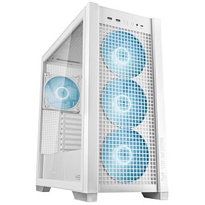 [GT302 ARGB W] ASUS TUF GAMING GT302 ARGB WHITE Tempered Glass Mid Tower E-ATX Case