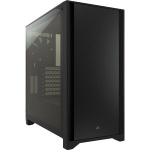 [CC-9011198-WW 4000D] Corsair CC-9011198-WW 4000D Tempered Glass Black mid Tower ATX Case