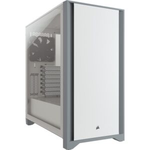 CC-9011199-WW Corsair 4000D Tempered Glass Mid Tower Case White