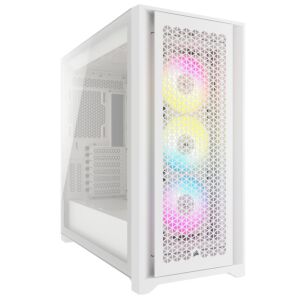 CC-9011243-WW Corsair 5000D RGB Airflow Mid Tower ATX Case True White