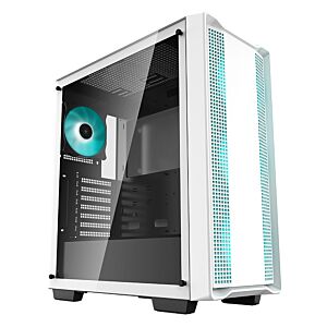 DeepCool R-CC560-WHGAA4-G-2 CC560 White V2 Tempered Glass Mid-Tower ATX Computer Case