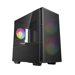 H360-BKAPE3-G Deepcool R-C-1 CH360 Black Tempered Glass mATX Case