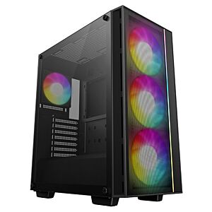 X55-BKAGA4-G Deepcool R-MATREX-4 Matrexx 55 MESH V4 ARGB Tempered Glass Mid-Tower ATX Case