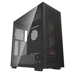DeepCool R-MORPHEUS-BKAPA1-G-1 MORPHEUS Modular High Airflow ATX Case Black