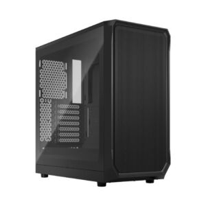 Fractal Design FD-C-FOC2A-01 Focus 2 Tempered Glass ATX Gaming Computer Case Clear Tint Black