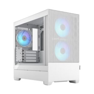 Fractal Design FD-C-POR1M-01 Pop Mini Air RGB White Tempered Glass Clear Tint mATX Case