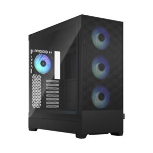 Fractal Design FD-C-POR1X-06 Pop XL Air RGB Black Tempered Glass Clear Tint Mid-Tower E-ATX Case